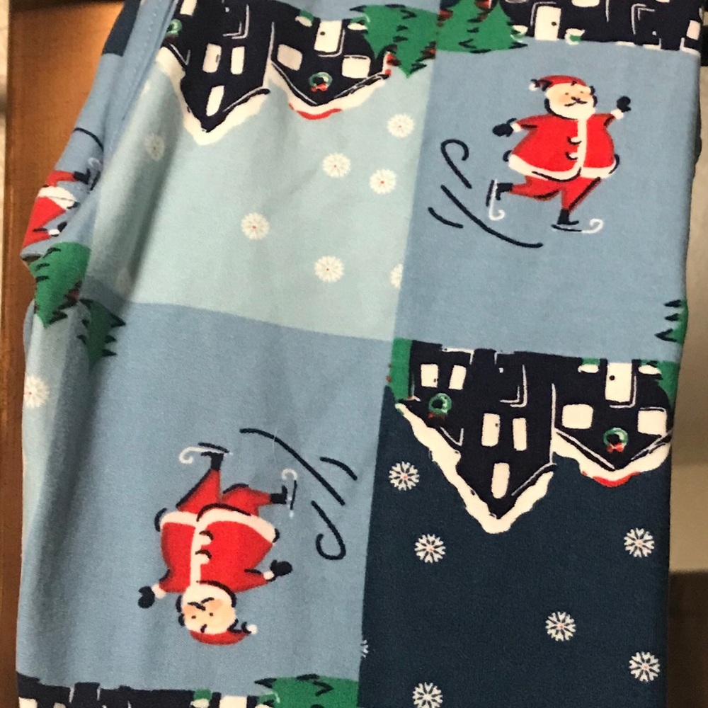LuLaRoe Kids L/XL Christmas Leggings